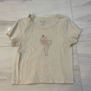 Brandy Melville Graphic Baby Tee